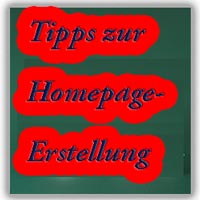 Homepage erstellen Tipps 